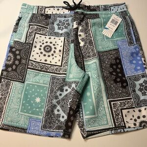 NWT Men's Fresh Prince of Bel-Air Patchwork Biard Shorts Size XL No Liner (Z)